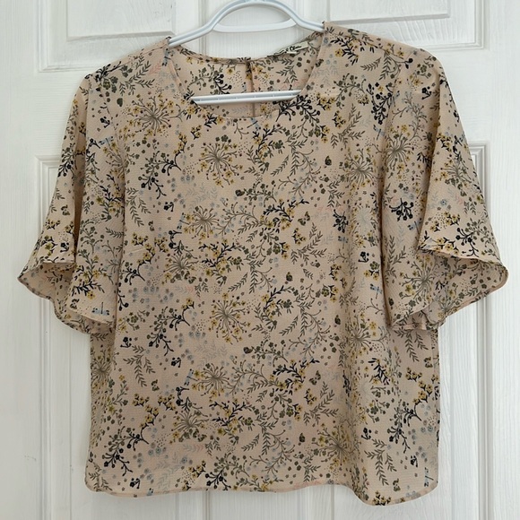 Floral flounce blouse - Picture 1 of 3